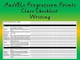 Writing - AusVELs Progression Points - Class Checklist