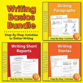 Preview of WRITING BASICS:  Sentences, Paragraphs, Stories, Book Reports, Poems, Letters