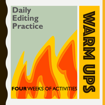 Preview of Writing Bell-Ringers:  Daily Editing Warm-Ups