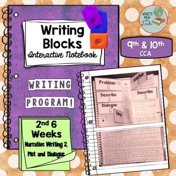 Preview of Writing Blocks 2nd 6 Weeks 9th and 10th Grade Writing Program
