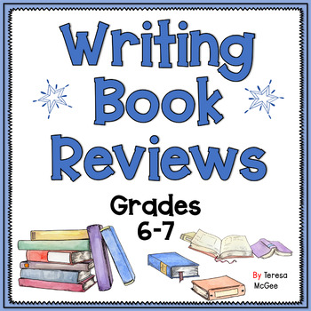 Preview of Writing Book Reviews (Novels) + Crossword: No Prep Writing Activities Grade 6-7
