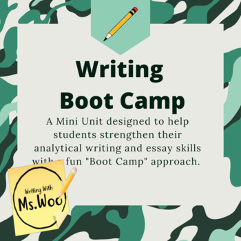 Preview of Writing Boot Camp 