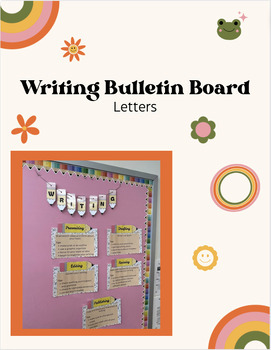 Preview of Writing Bulletin Board Letters || Pencil Shaped