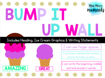 Preview of Writing Bump It Up Wall