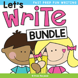 Writing Prompts and Papers for First Grade and Kindergarten