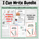 Writing Bundle - Posters and Minibook handout