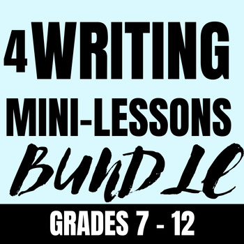 Preview of Writing Bundle - Sentence & Paragraph Structure, Thesis Statements, and Evidence