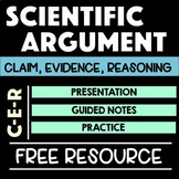 Writing CER Science Arguments with Claim Evidence Reasoning