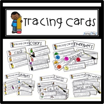 Preview of Tracing Cards