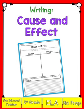 cause and effect writing vocabulary
