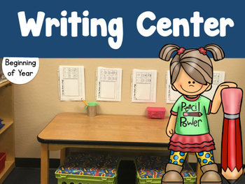 Preview of Beginning of Year Writing Center - Kindergarten