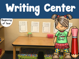 Beginning of Year Writing Center - Kindergarten