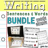 Writing Center Activities | Sentence Writing Practice | Wr