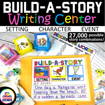 Preview of *Writing Center: Build-A-Story with Creative Writing Picture Prompts