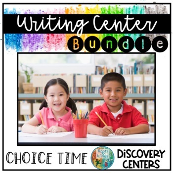 Preview of Kindergarten Writing Center Bundle, Beginning Emergent Writer Activities