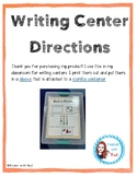 Writing Center Direction Visuals