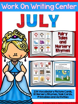 Preview of writing center Fairy Tales (16 Writing Activities and 250 Picture Cards)
