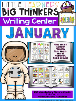 Preview of Writing Center January (16 Writing Activities and 338 Picture Cards)