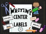Writing Center Labels by Classy Gal Designs and Publishing