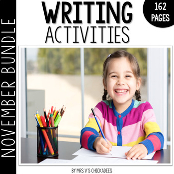 Preview of Writing Activities and Centers: November Bundle
