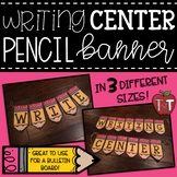 Writing Center Pencil Themed Banner {Pencil Pennant}