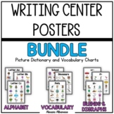 Writing Center Posters {BUNDLE} - Picture Dictionary/Vocab