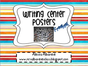Preview of Writing Center Posters - FREEBIE!