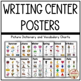 Writing Center Posters - Vocabulary (Picture Dictionary/Vo