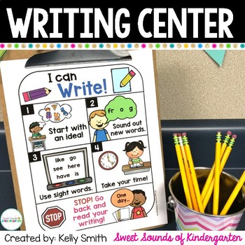 Writing Center {Sentence Writing Anchor Charts and Printables}