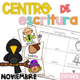 Centro de escritura noviembre Writing Center in Spanish