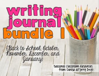 Preview of Writing Journal Bundle 1
