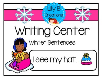 Preview of Writing Center - Winter Sentences