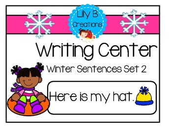 Preview of Writing Center - Winter Sentences Set 2