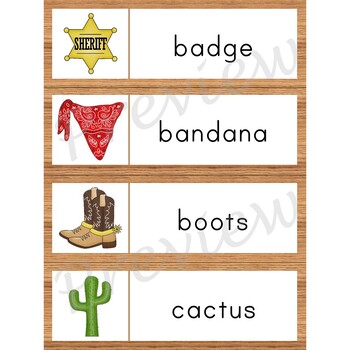 Writing Center Word List ~ Wild West Words by Erin Thomson's Primary ...
