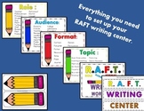 Writing Center  {Printables}  : Writers workshop for RAFT prompts