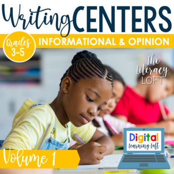 Preview of Writing Centers (Volume 1 Informational and Opinion) I Print + Digital