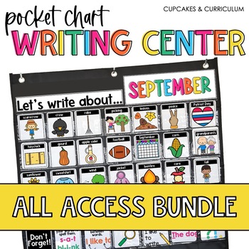 Preview of Writing Centers and Writing Word Banks for Vocabulary Words