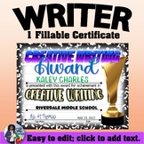 Writing Certificate 4