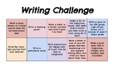 Writing Challenge (Bingo Sheet)