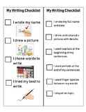 Writing Checklist - Differentiated for High & Low-Level Writers