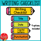 Writing Checklist Display