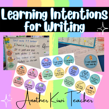Preview of Writing Checklist / Learning Intentions