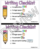 Writing Checklist Note for Writers Workshop and Revision / Edits