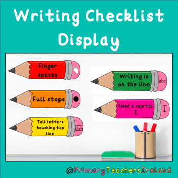 Preview of Writing Checklist Posters