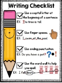 Writing Checklist for Primary Writers