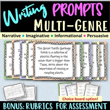 Preview of 32 Writing Prompts - No Prep! Narrative, Persuasive, Informational, Imaginative