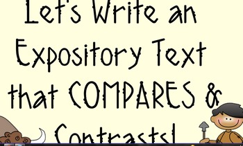 Preview of Writing: Compare and Contrast SMART Board file