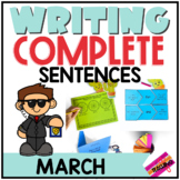 Complete Sentences Worksheets, 2nd, Writing, Gamified Less