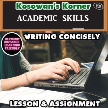 Preview of Writing Concisely - Activity, Lesson and Assignment