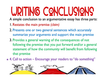 Persuasive essay conclusions
